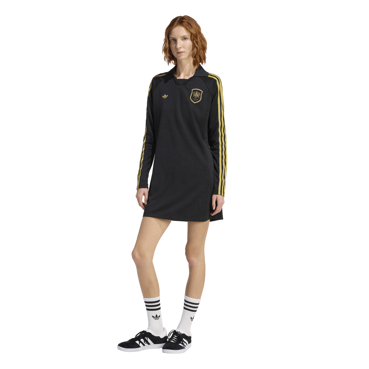 adidas 3S Dress - Women's - Black/Gold