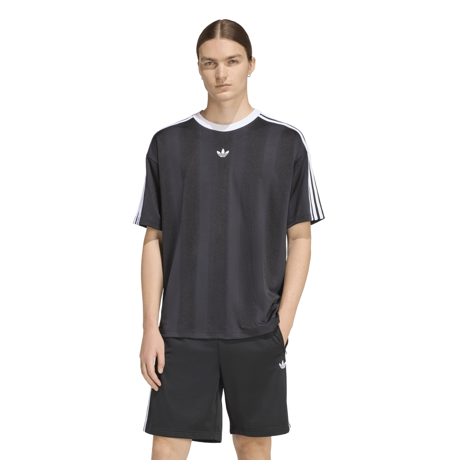 adidas Jacquard Jersey - Men's - Black/White (KD5830)