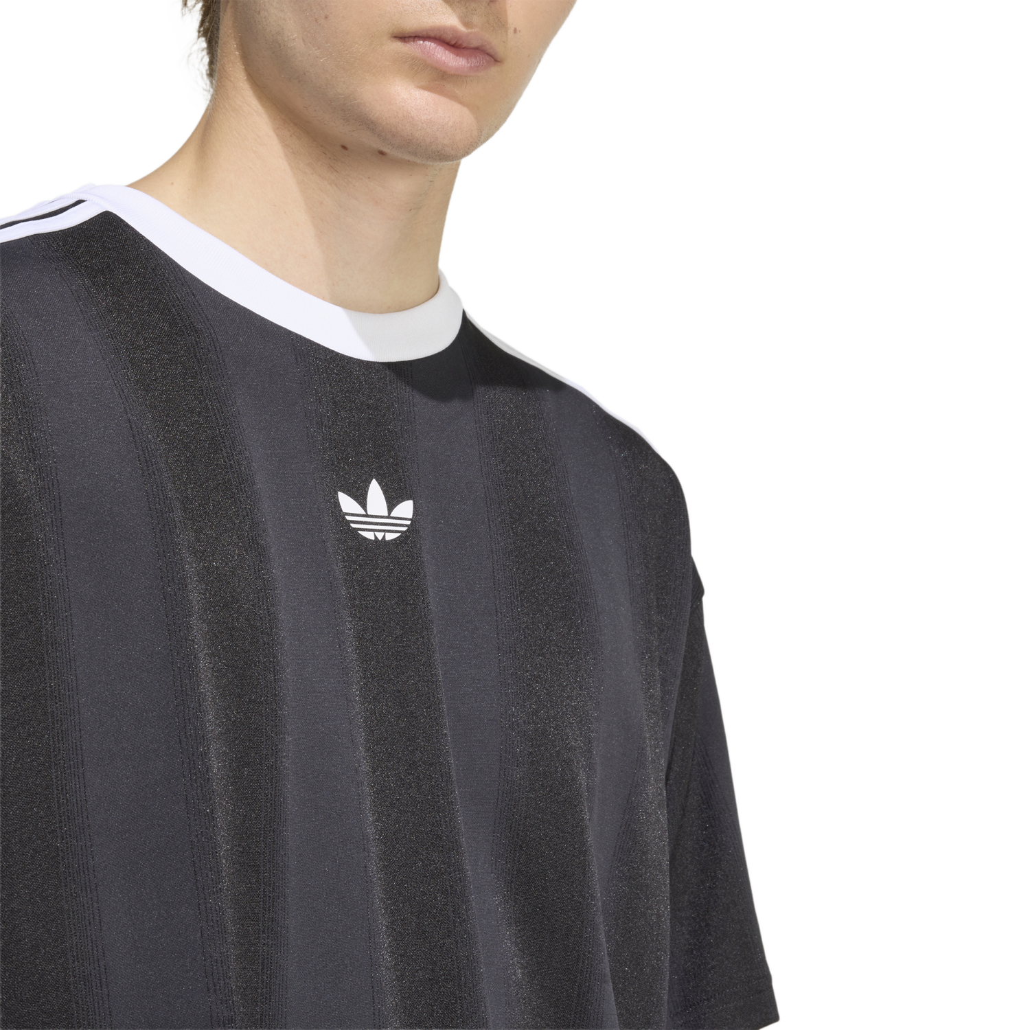 adidas Jacquard Jersey - Men's - Black/White (KD5830)
