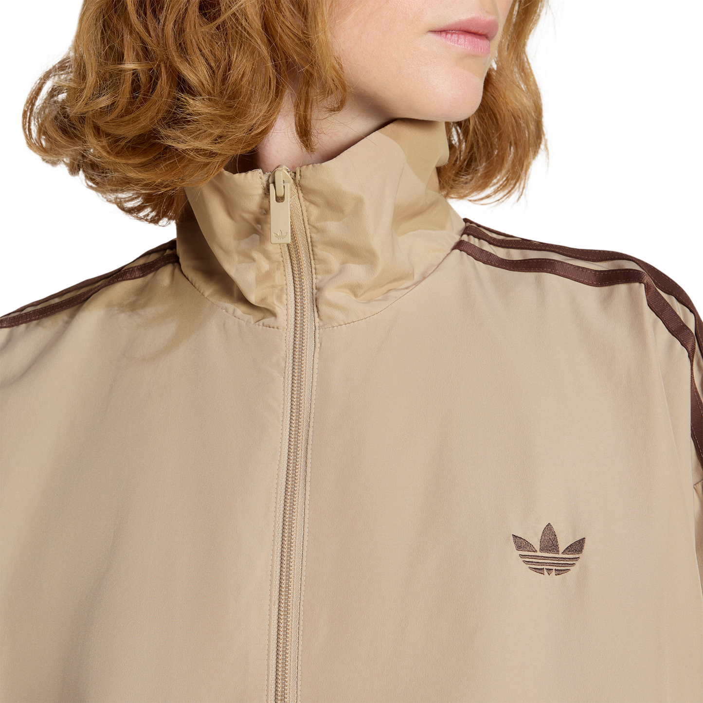 adidas Originals adilenium Firebird Track Top - Women's - Earth Strata/Stone Khaki