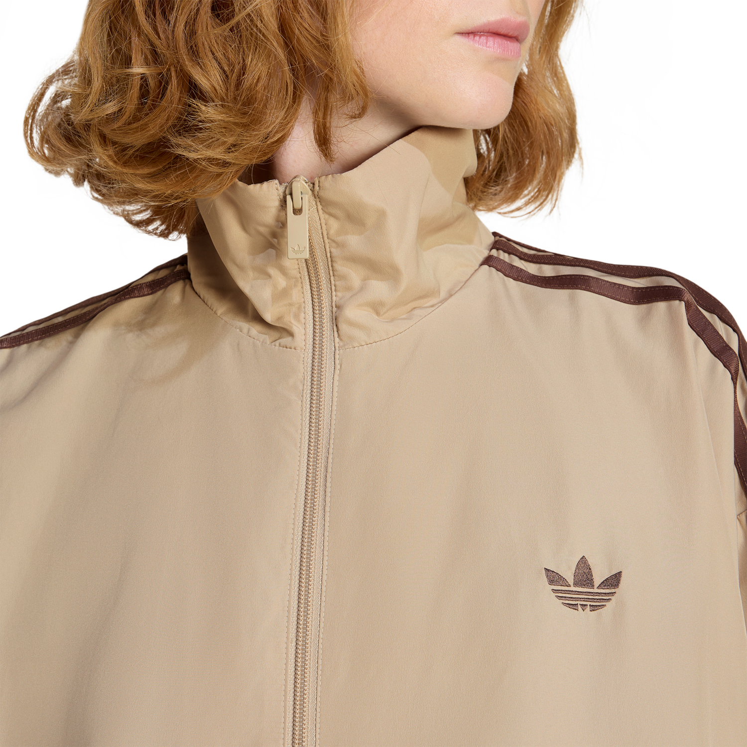 adidas Originals adilenium Firebird Track Top - Women's - Earth Strata/Stone Khaki