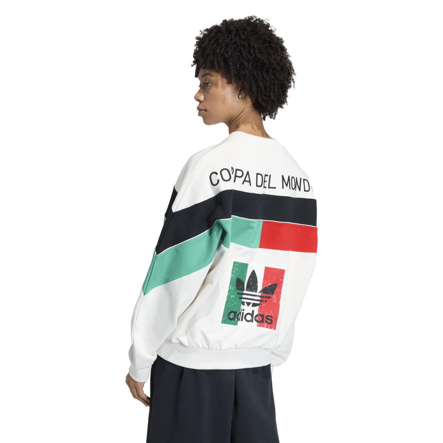 adidas Italia Coppa Del Mundo Crew Sweater - Men's - White/Green/Red