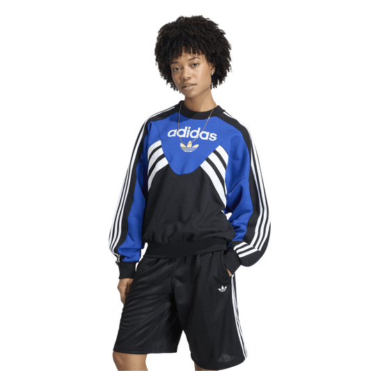 adidas Argentina Cutline Crew Sweater - Women's - Blue/White