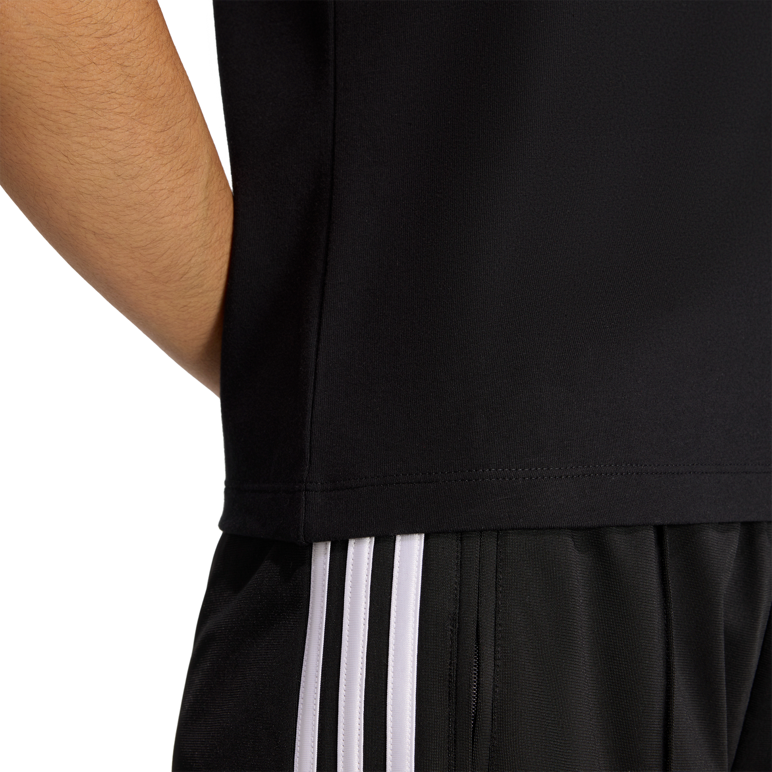 adidas Originals 3-Stripes Slim T-Shirt - Women's - White/Black