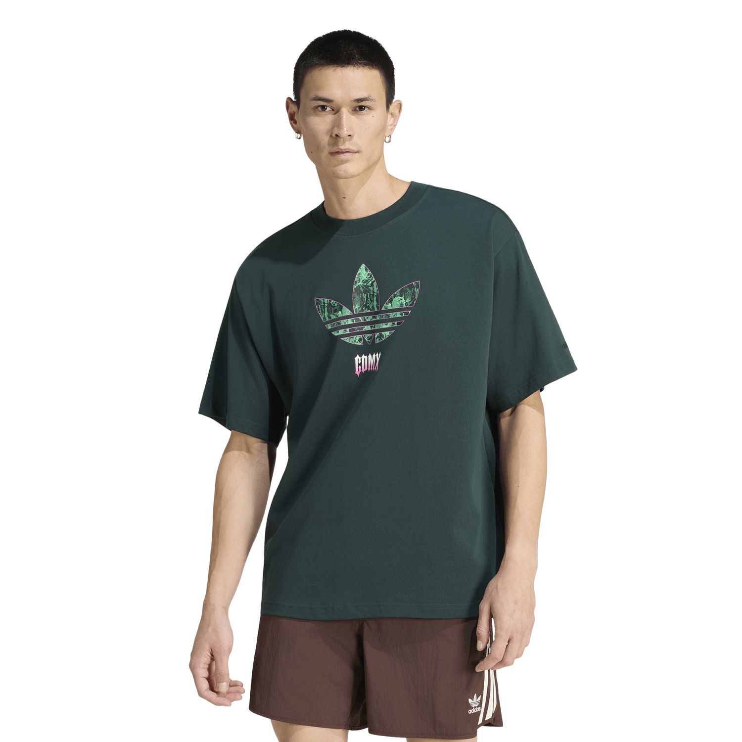 adidas Host City T-Shirt - Men's - Black/Shadow Green