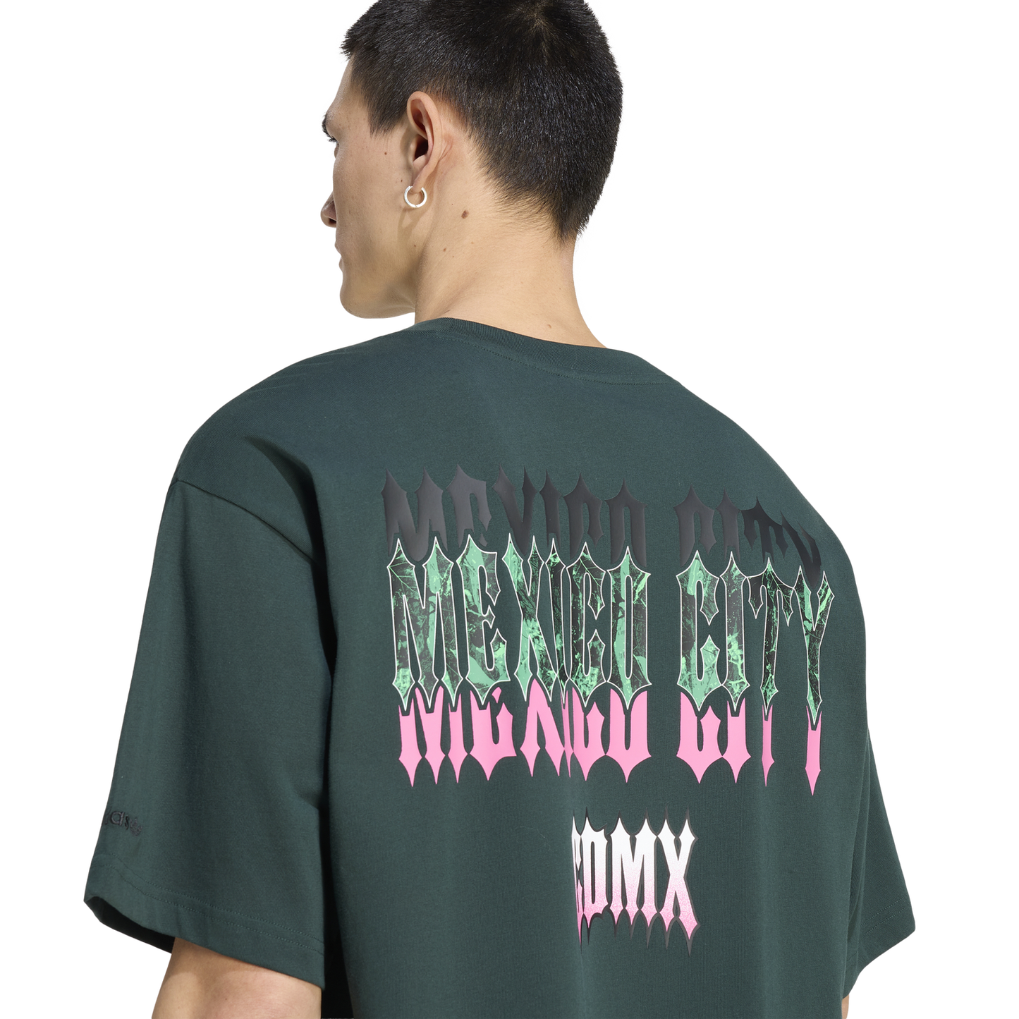 adidas Host City T-Shirt - Men's - Black/Shadow Green