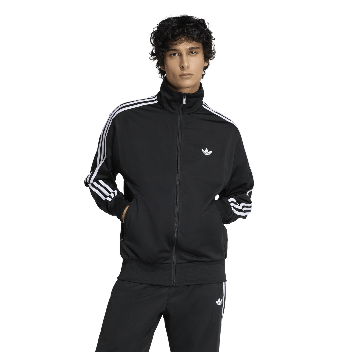adidas Firebird Track Top - Men's - Black/White
