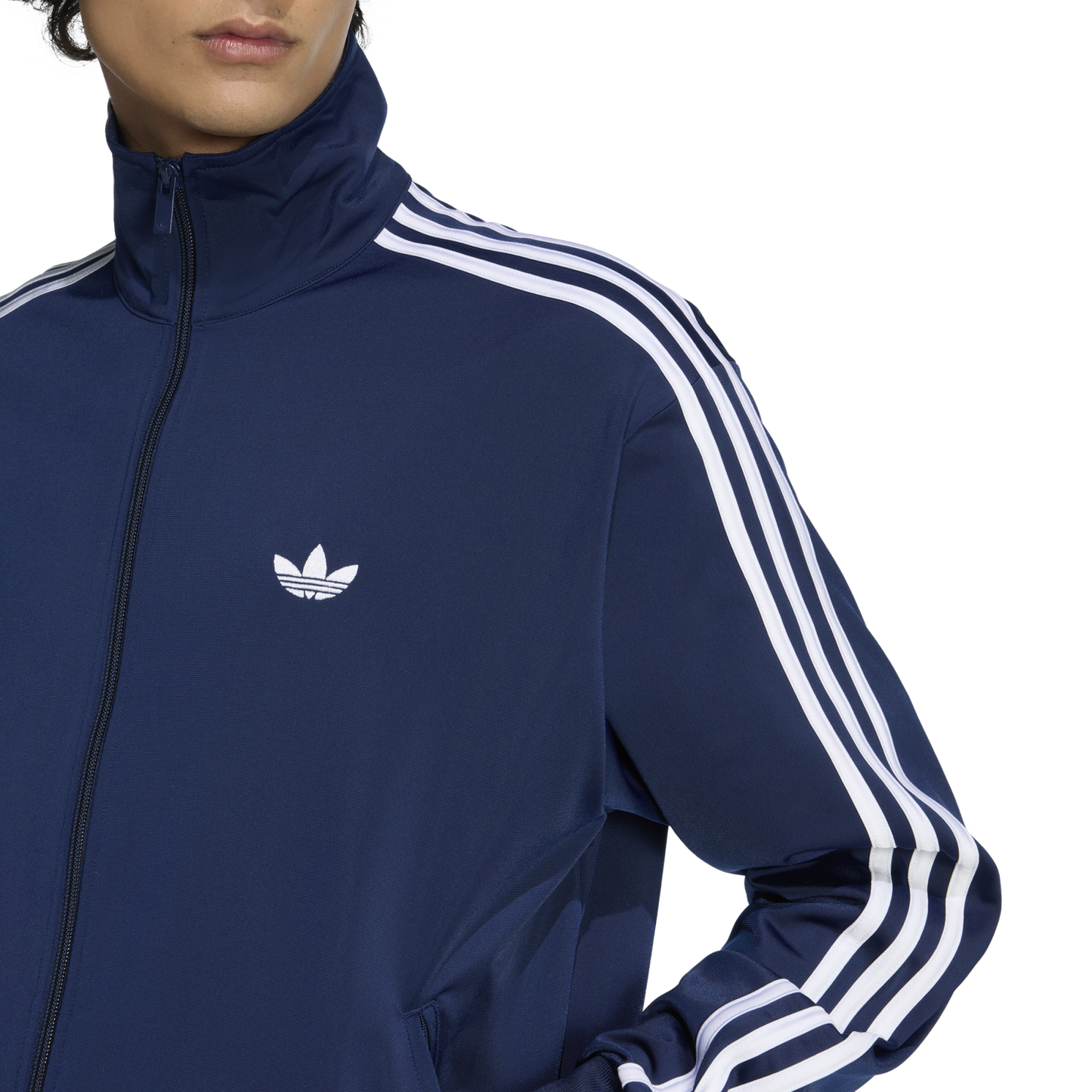 adidas Firebird Track Top - Men's - White/Night Indigo