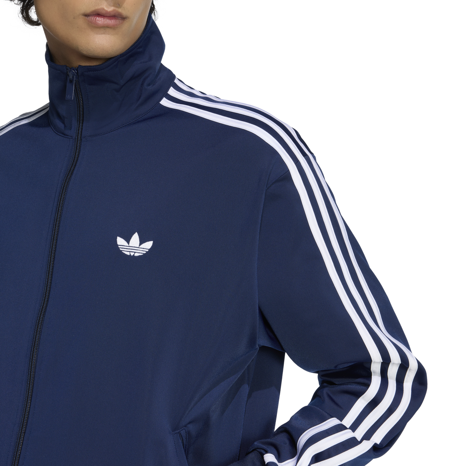 adidas Firebird Track Top - Men's - White/Night Indigo