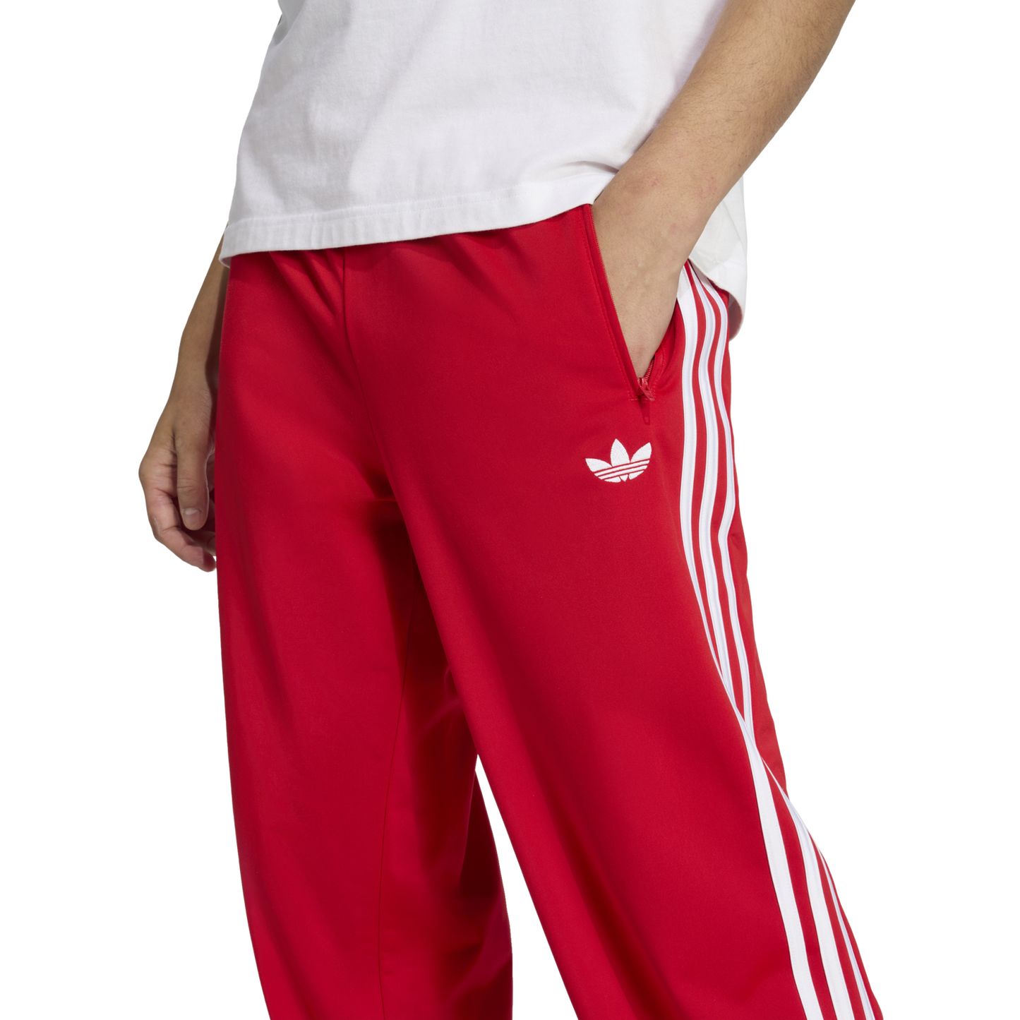 adidas Firebird Track Pants - Men's - Better Scarlet/White