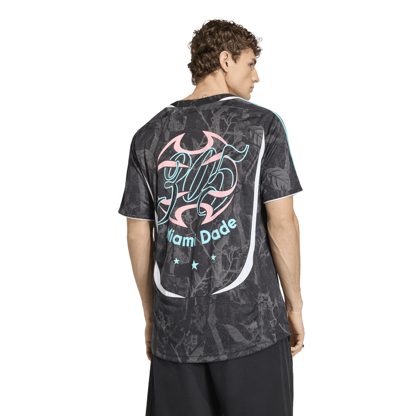 adidas Host City Graphic Jersey - Men's - Black/Pulse Aqua