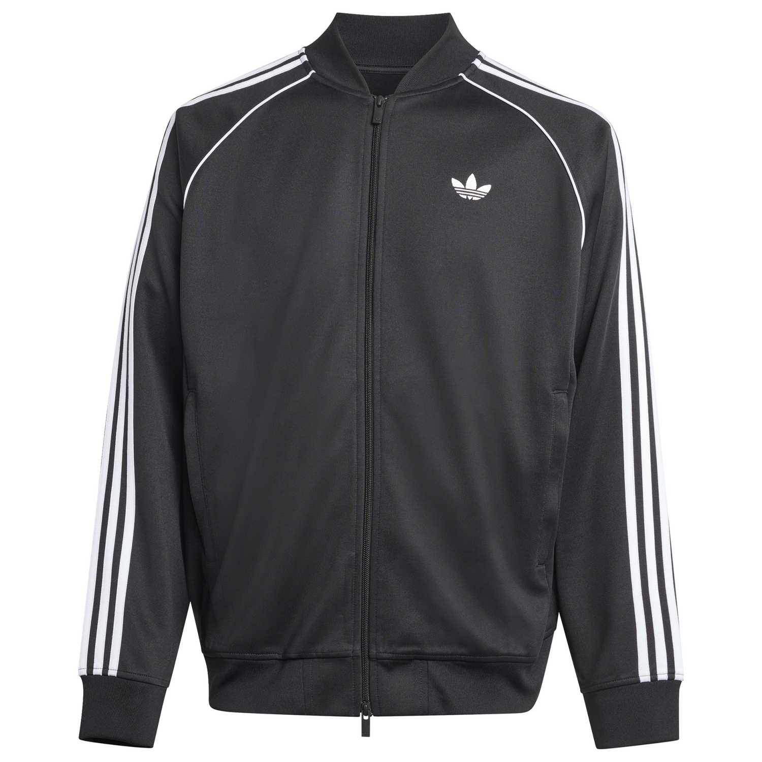 adidas Super Star Loose Track Top - Men's - Black/White