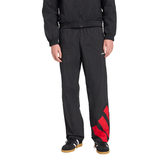 adidas Originals adicolor Blocked Track Pants - Men's - Black/Better Scarlet
