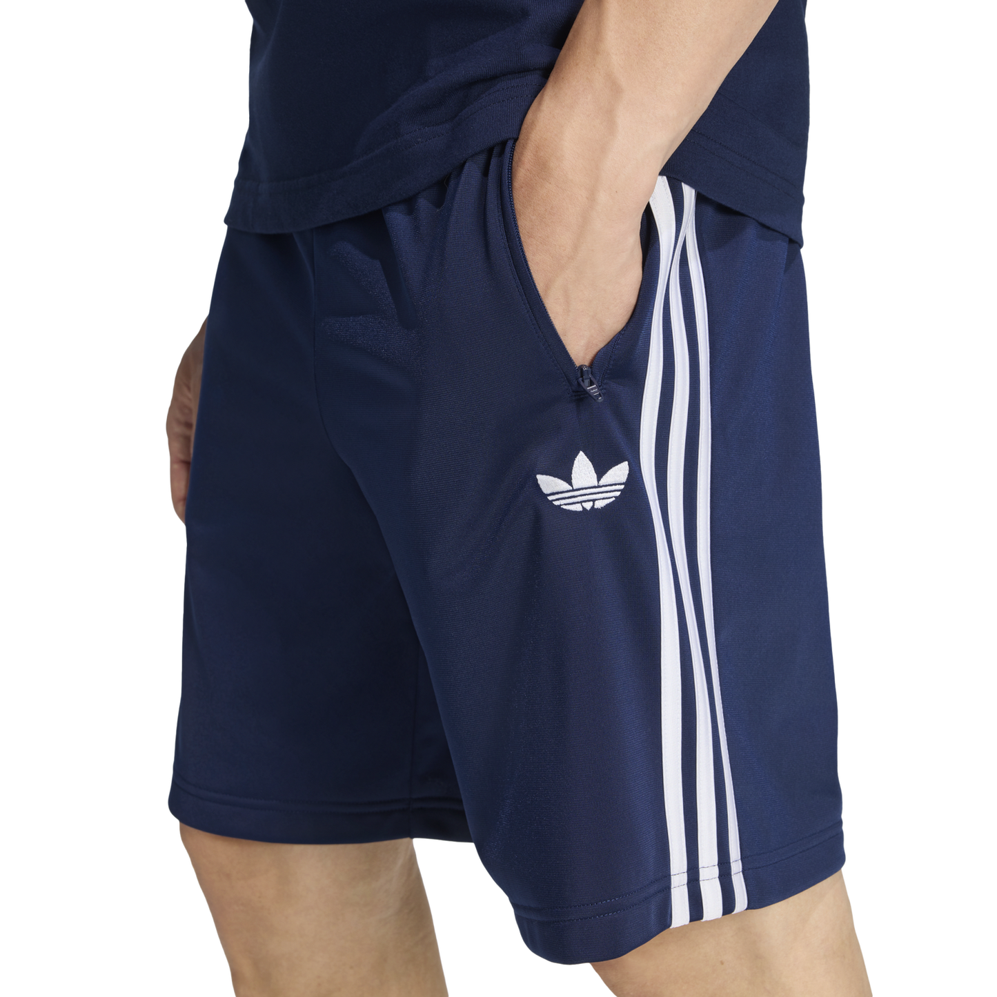 adidas Firebird Shorts - Men's - Night Indigo/White