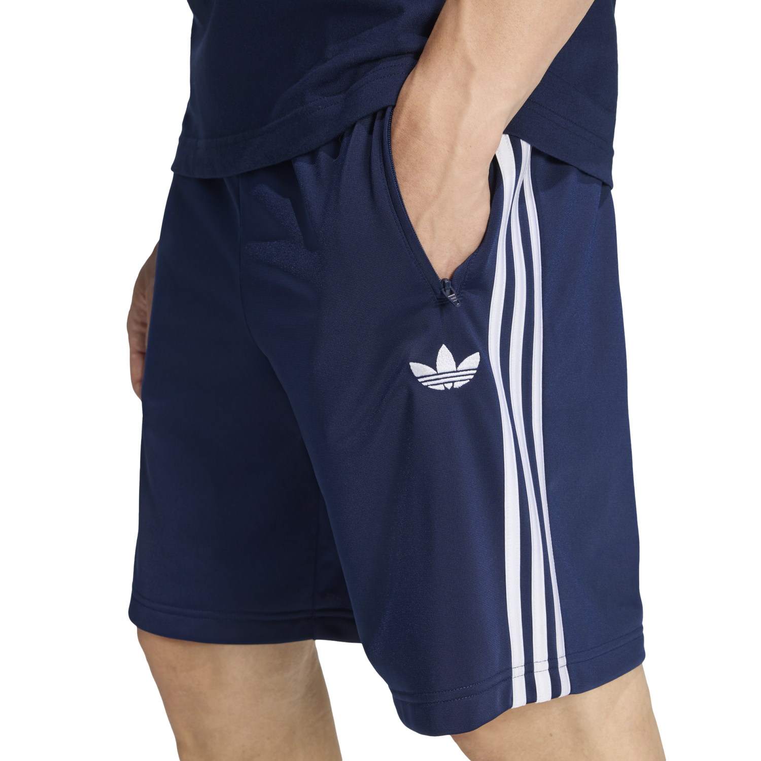 adidas Firebird Shorts - Men's - Night Indigo/White