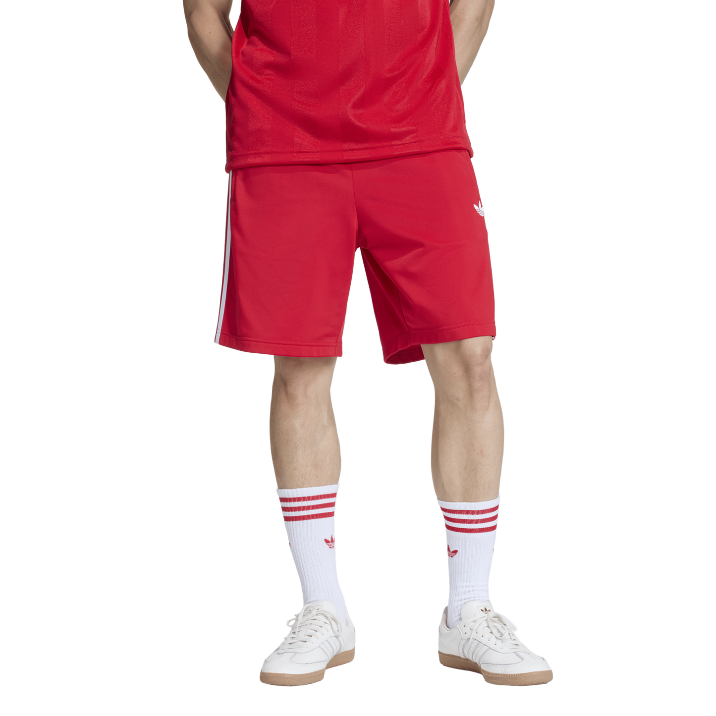 adidas Firebird Shorts - Men's - Red/White