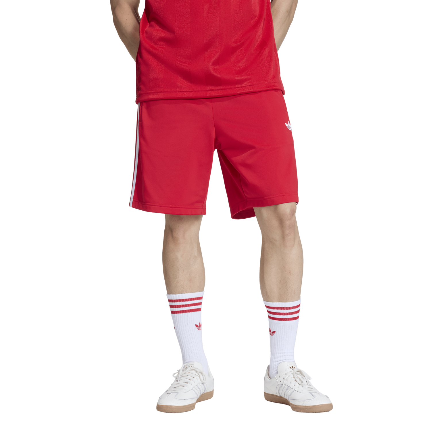 adidas Firebird Shorts - Men's - Red/White