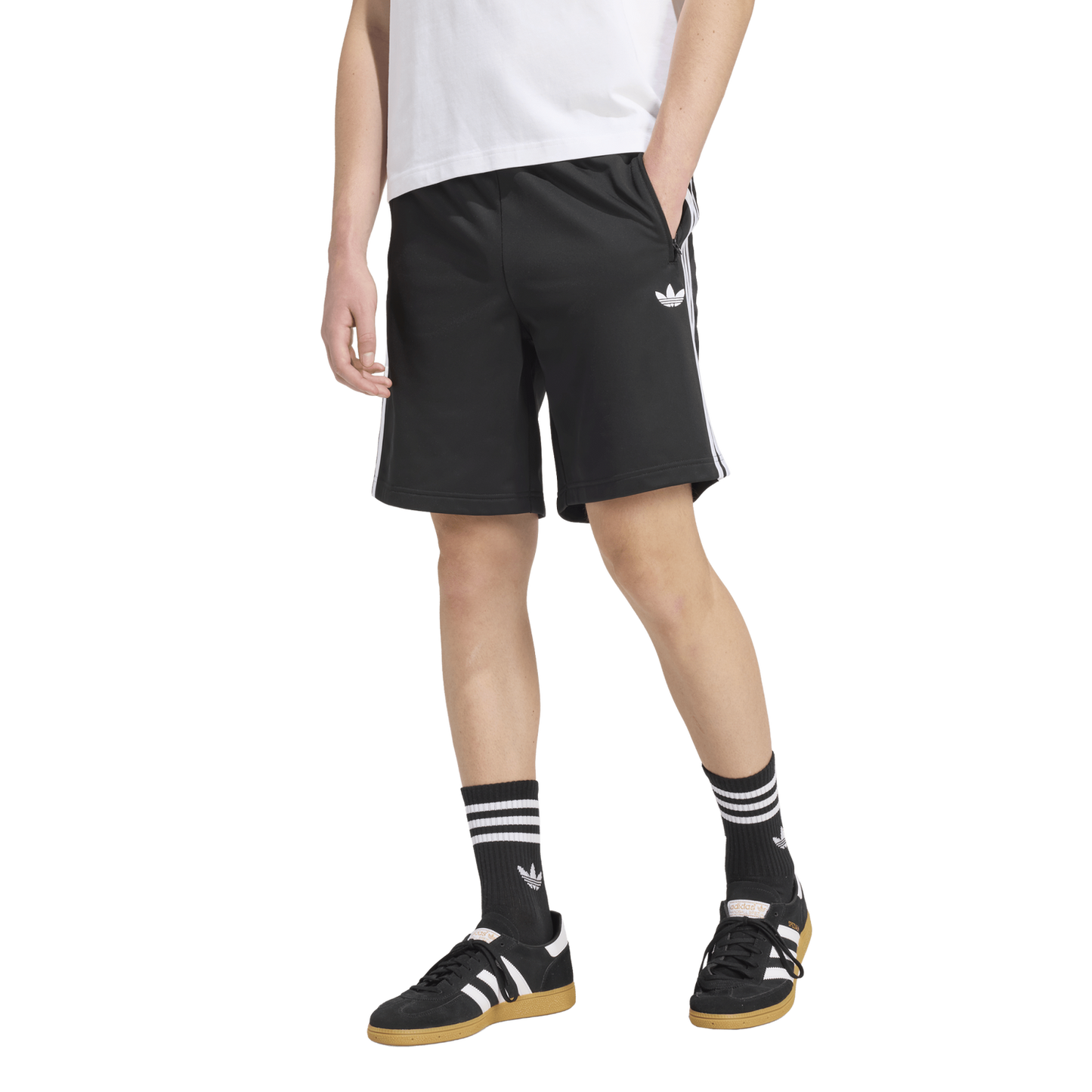 adidas Firebird Shorts - Men's - Black/White