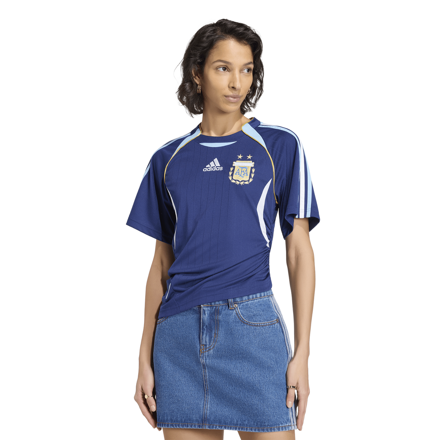 adidas Argentina BB Jersey - Women's - Dark Blue/Carolina