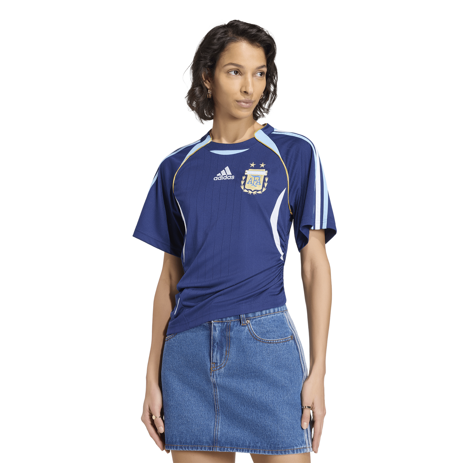 adidas Argentina BB Jersey - Women's - Dark Blue/Carolina