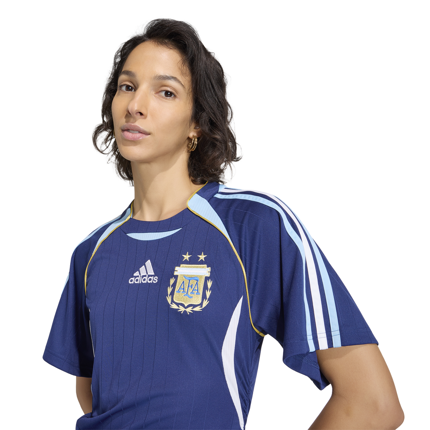 adidas Argentina BB Jersey - Women's - Dark Blue/Carolina