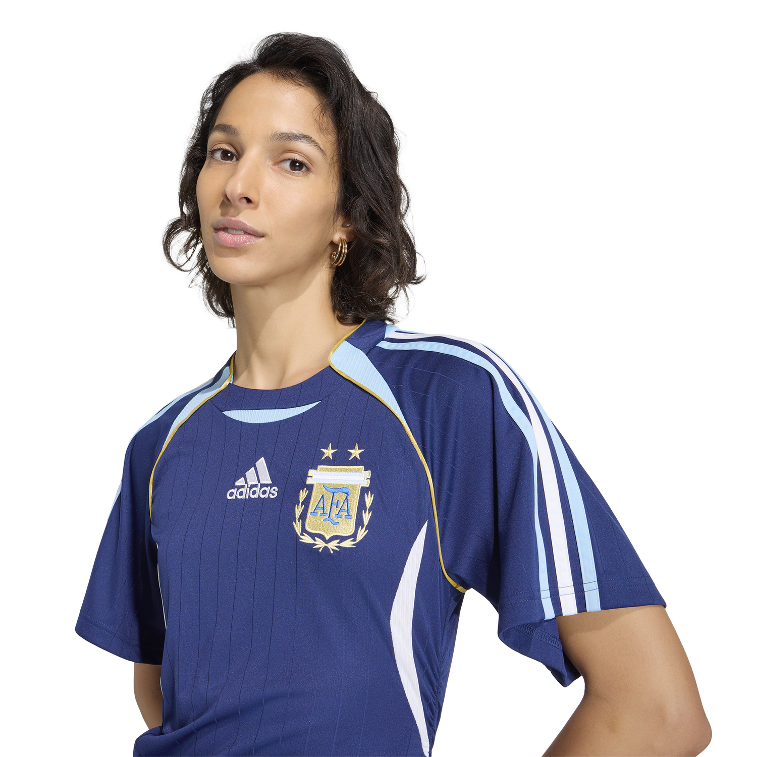 adidas Argentina BB Jersey - Women's - Dark Blue/Carolina