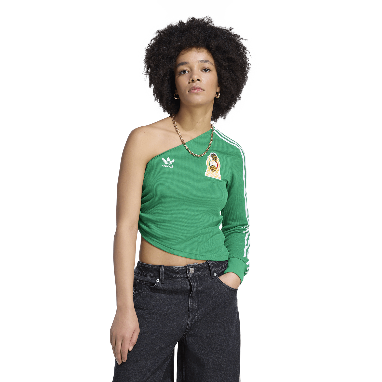 adidas Mexico BB Jersey - Women's - Green/White