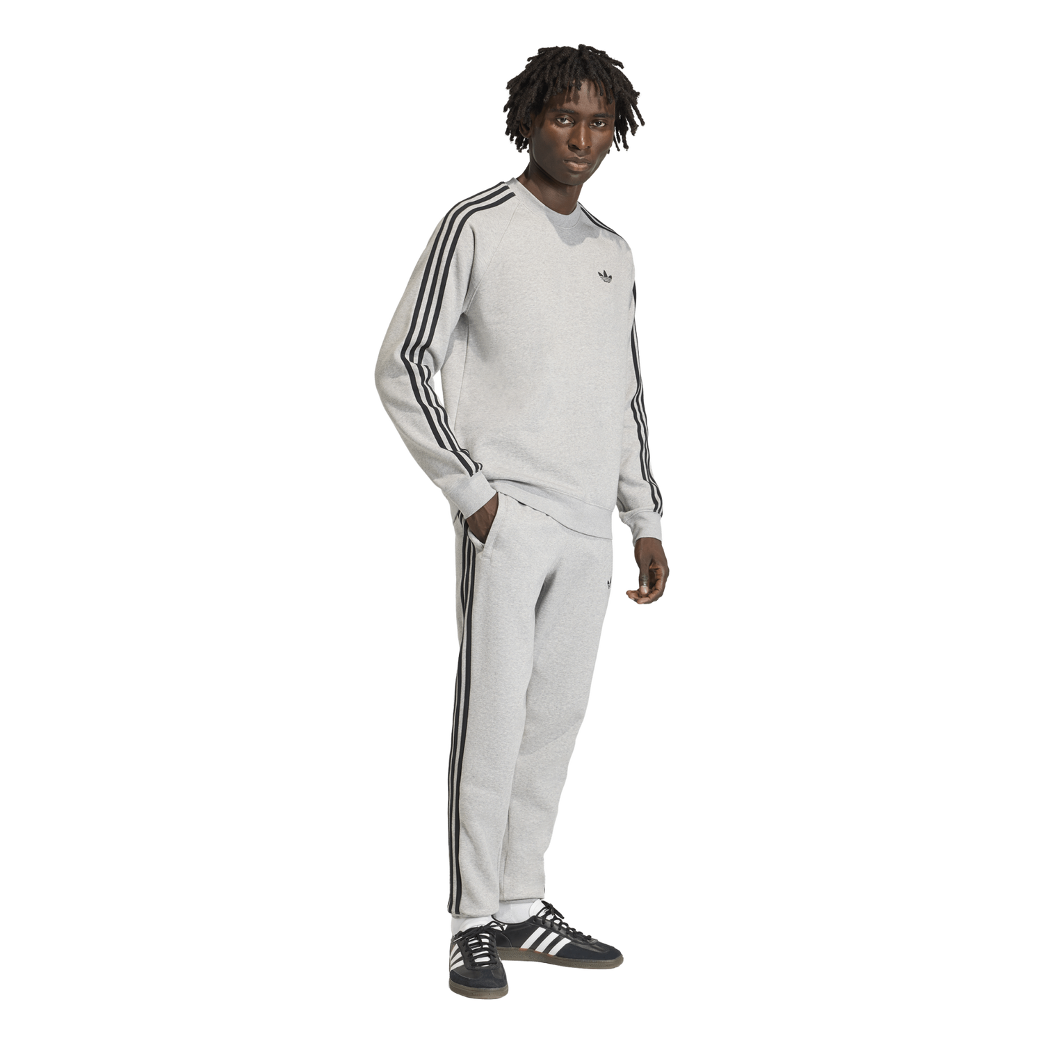adidas Originals adicolor 3-Stripes Sweat Pants - Men's - Medium Grey Heather