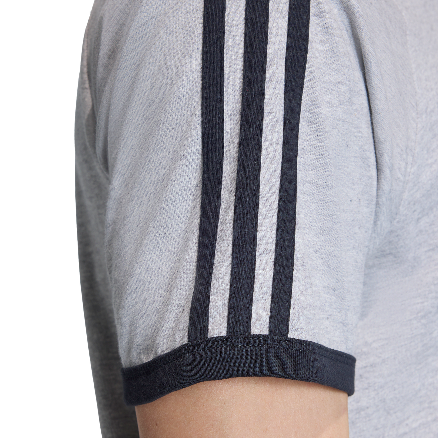adidas 3-Stripes T-Shirt - Men's - Medium Grey Heather