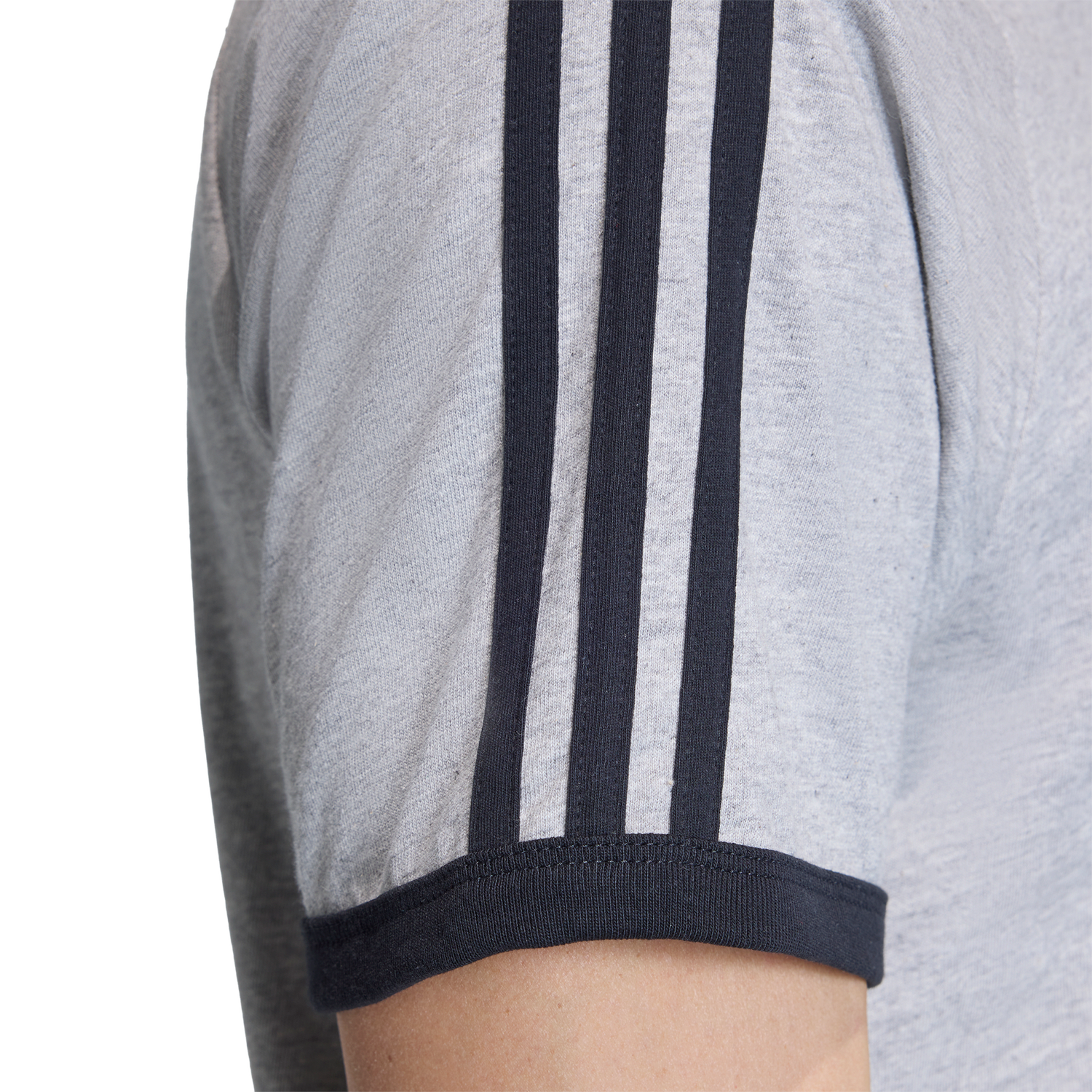 adidas 3-Stripes T-Shirt - Men's - Medium Grey Heather