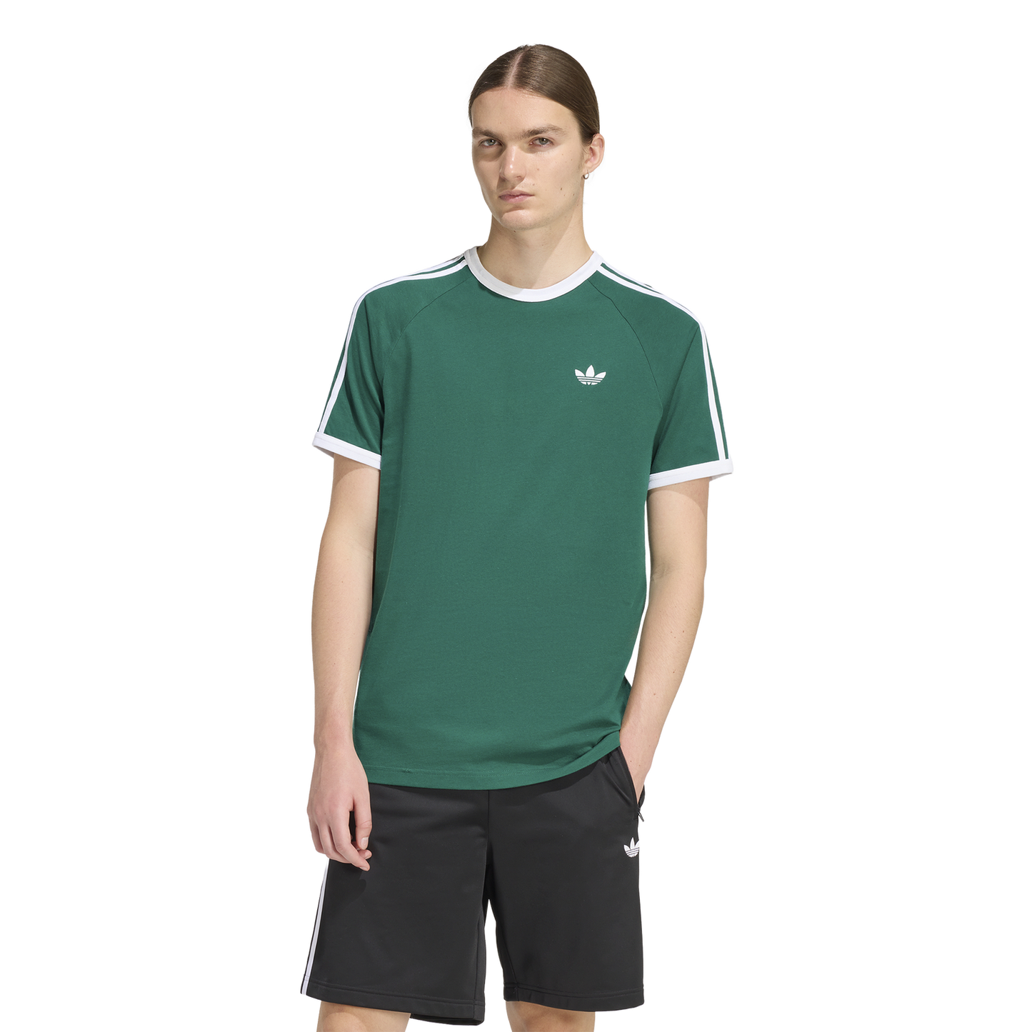 adidas 3-Stripes T-Shirt - Men's - Collegiate Green