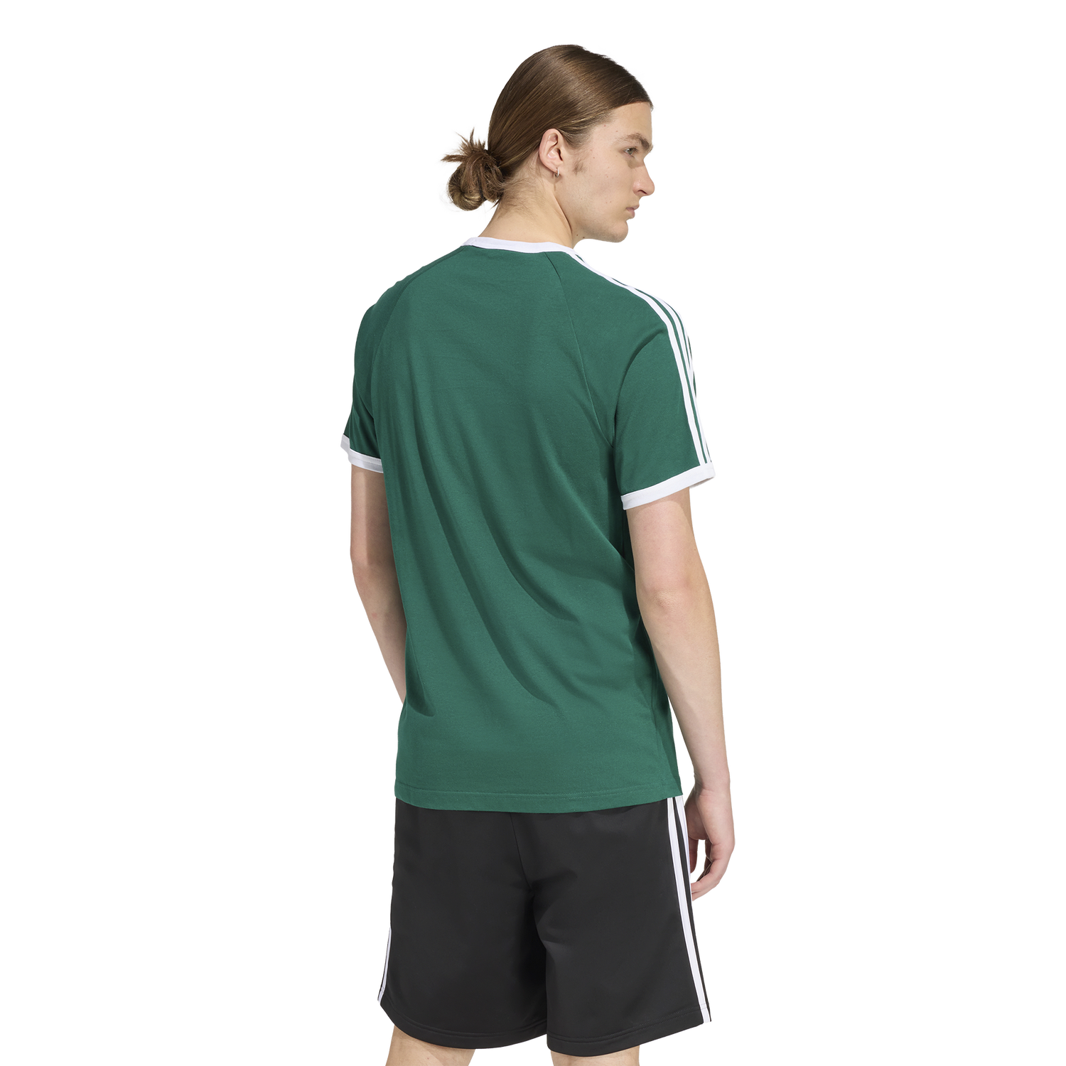 adidas 3-Stripes T-Shirt - Men's - Collegiate Green
