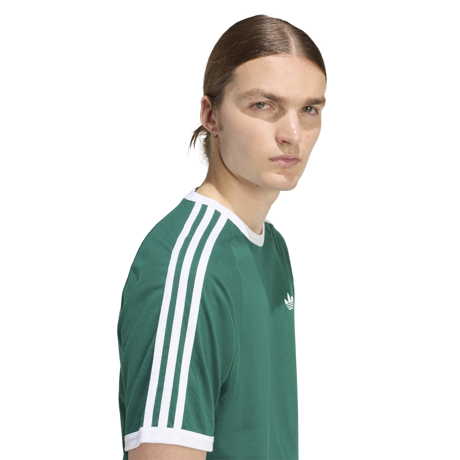adidas 3-Stripes T-Shirt - Men's - Collegiate Green