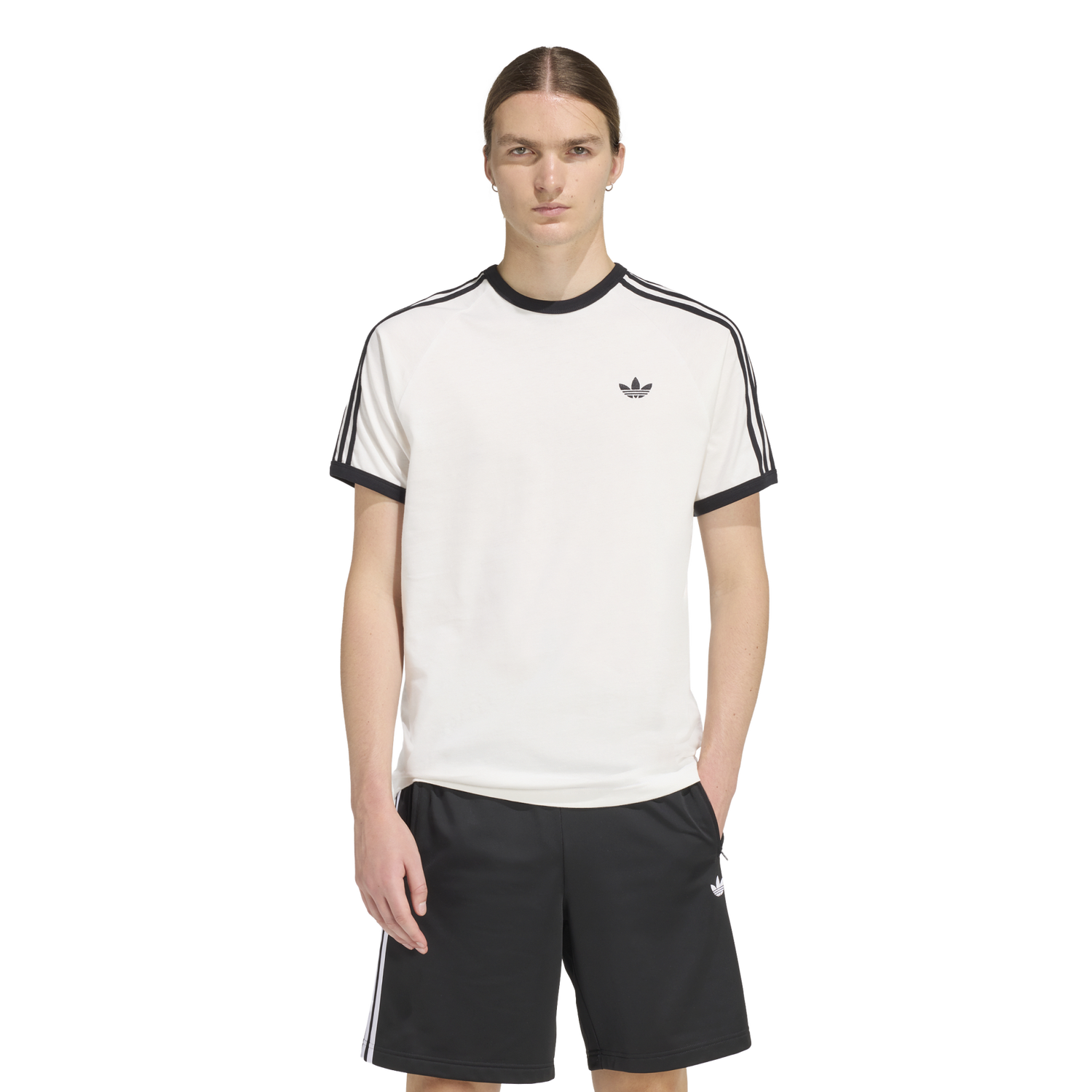adidas 3-Stripes T-Shirt - Men's - White/Black