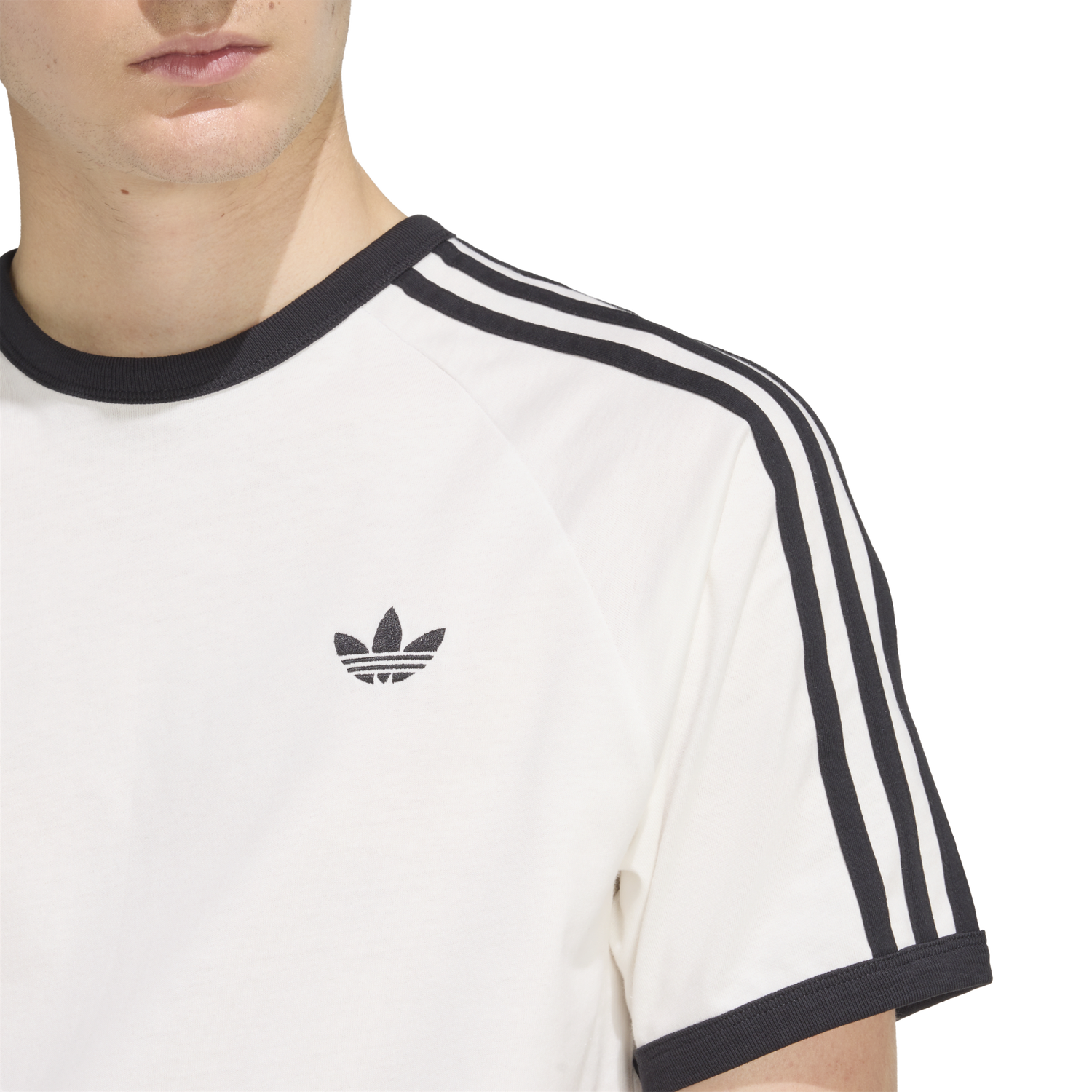 adidas 3-Stripes T-Shirt - Men's - White/Black