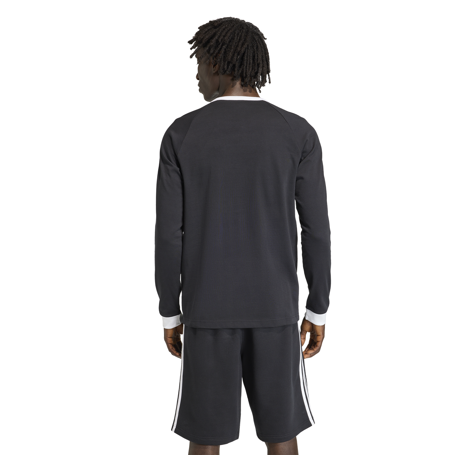 adidas Originals 3 Stripes Long Sleeve T-Shirt - Women's - Black