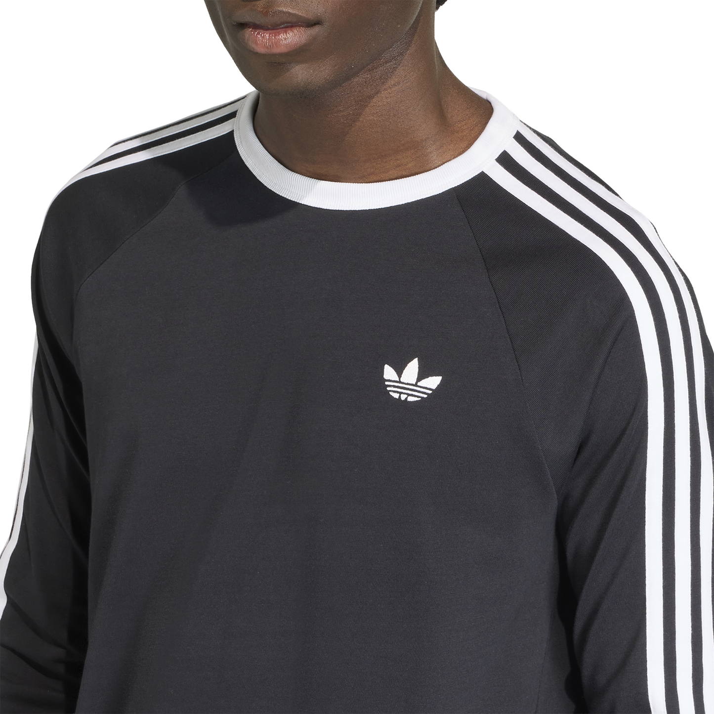 adidas Originals 3 Stripes Long Sleeve T-Shirt - Women's - Black