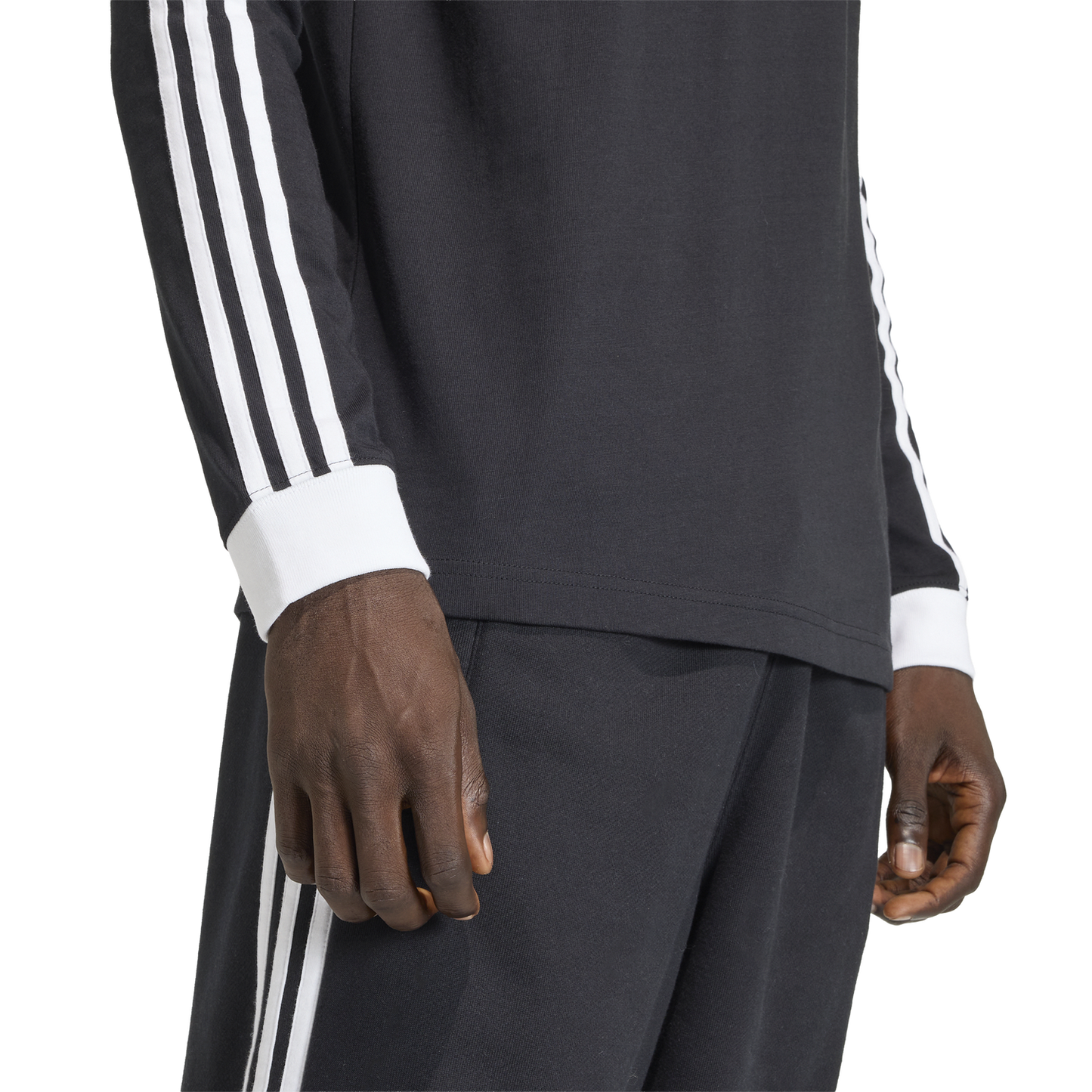 adidas Originals 3 Stripes Long Sleeve T-Shirt - Women's - Black