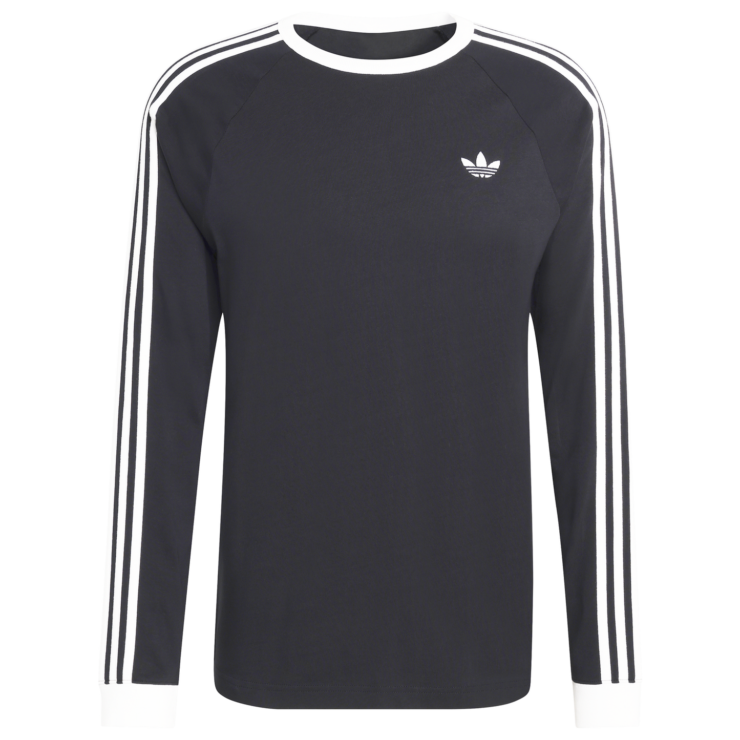 adidas Originals 3 Stripes Long Sleeve T-Shirt - Women's - Black