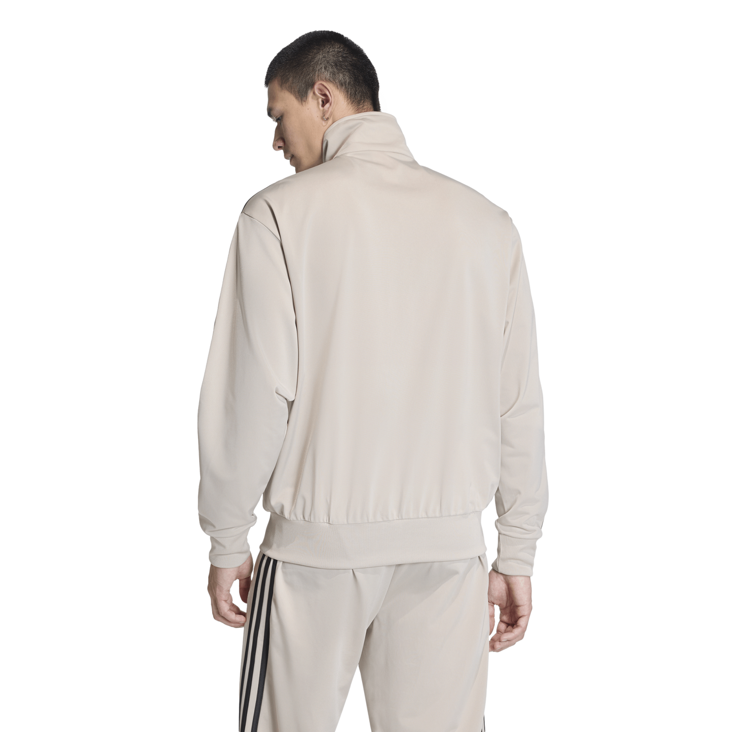 adidas Firebird Track Top - Men's - Stone Khaki/White