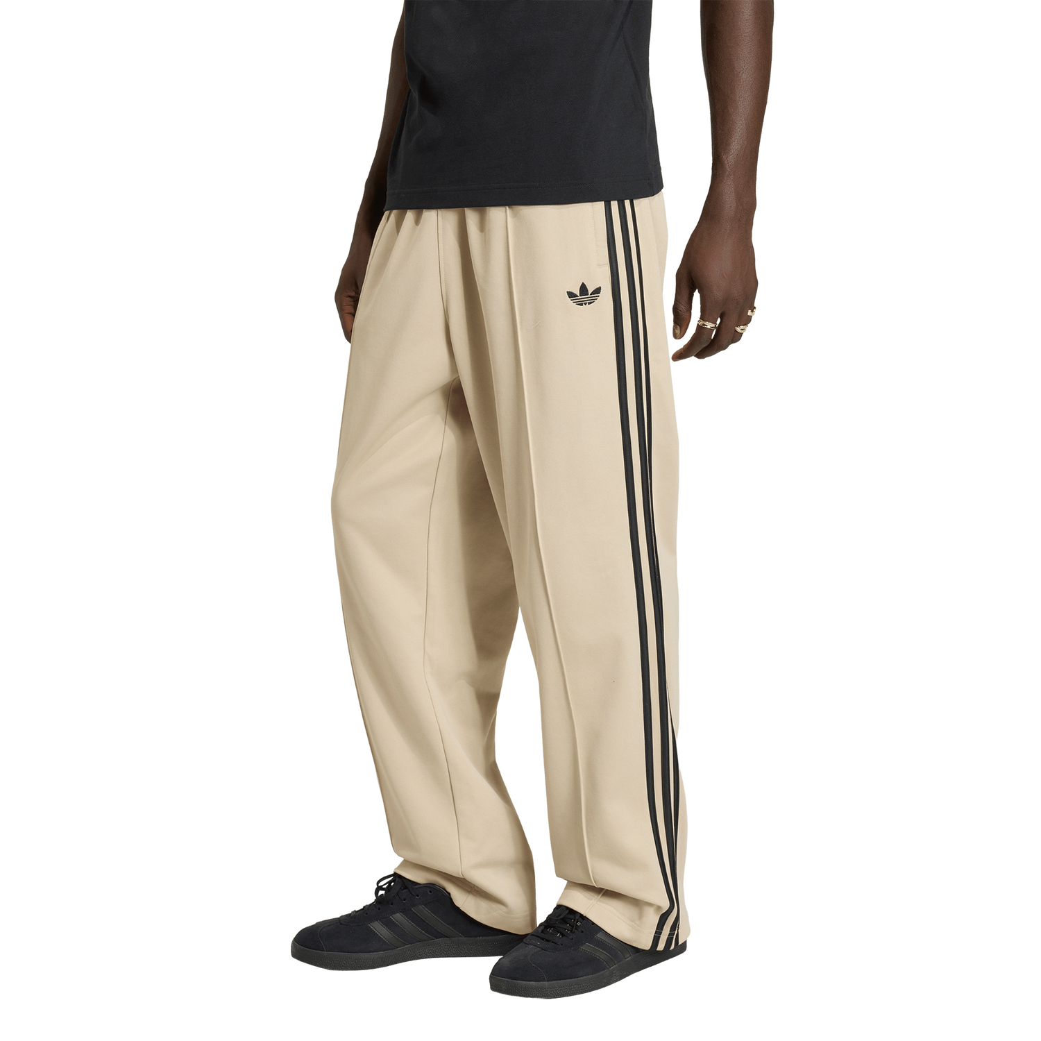 adidas Baggy Track Pants - Men's - Stone Khaki