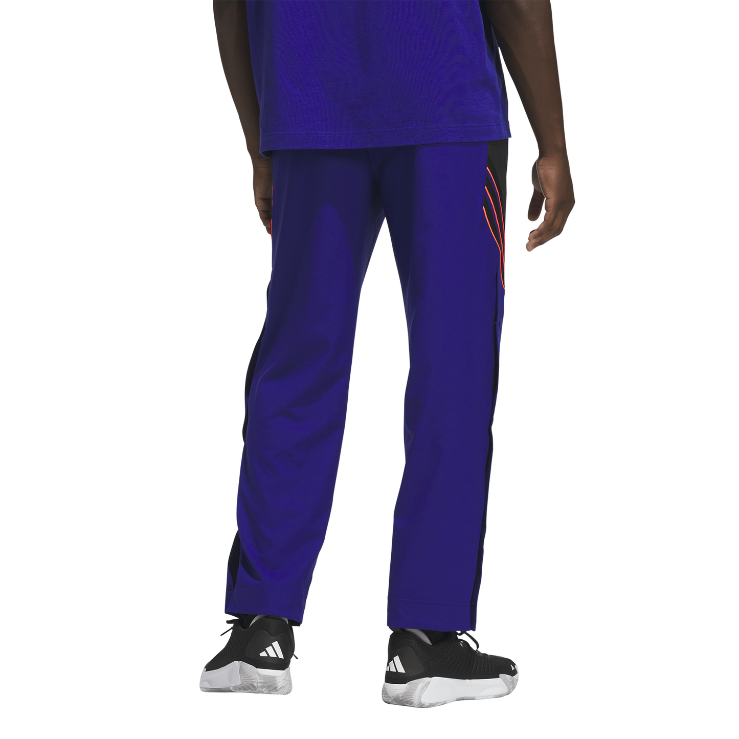 adidas CrazyLite Woven Basketball Pants - Men's - Mystery Ink/Black/Solar Turbo