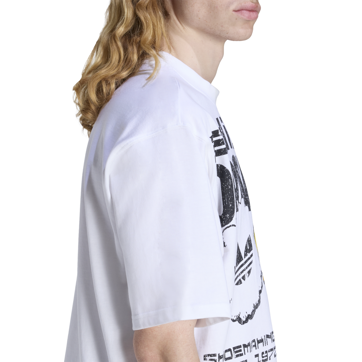 adidas Duck Graphic T-Shirt - Men's - White/Yellow/Yellow/Yellow