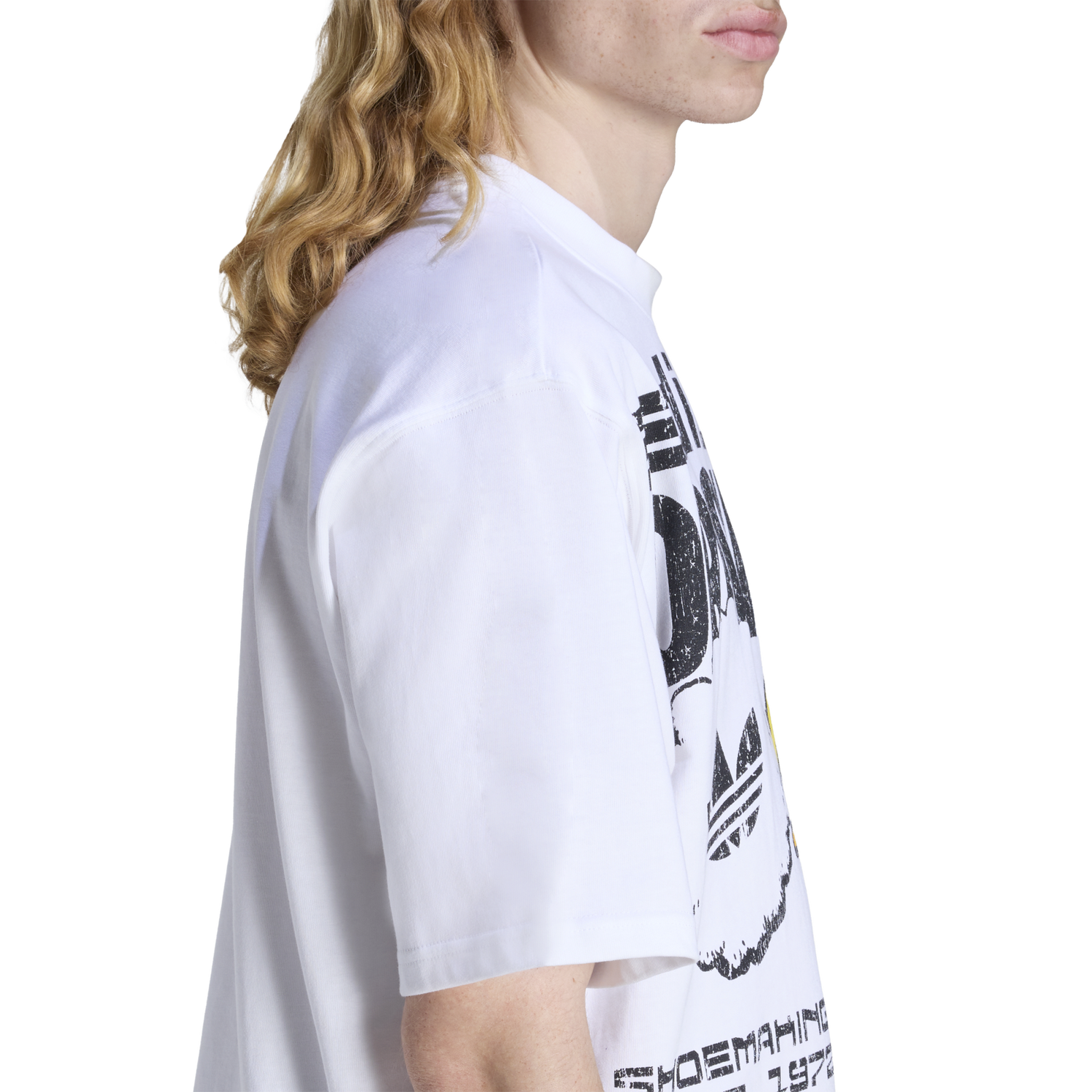 adidas Duck Graphic T-Shirt - Men's - White/Yellow/Yellow/Yellow