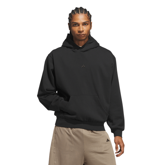 adidas Basketball Fleece Hoodie - Men's - Black