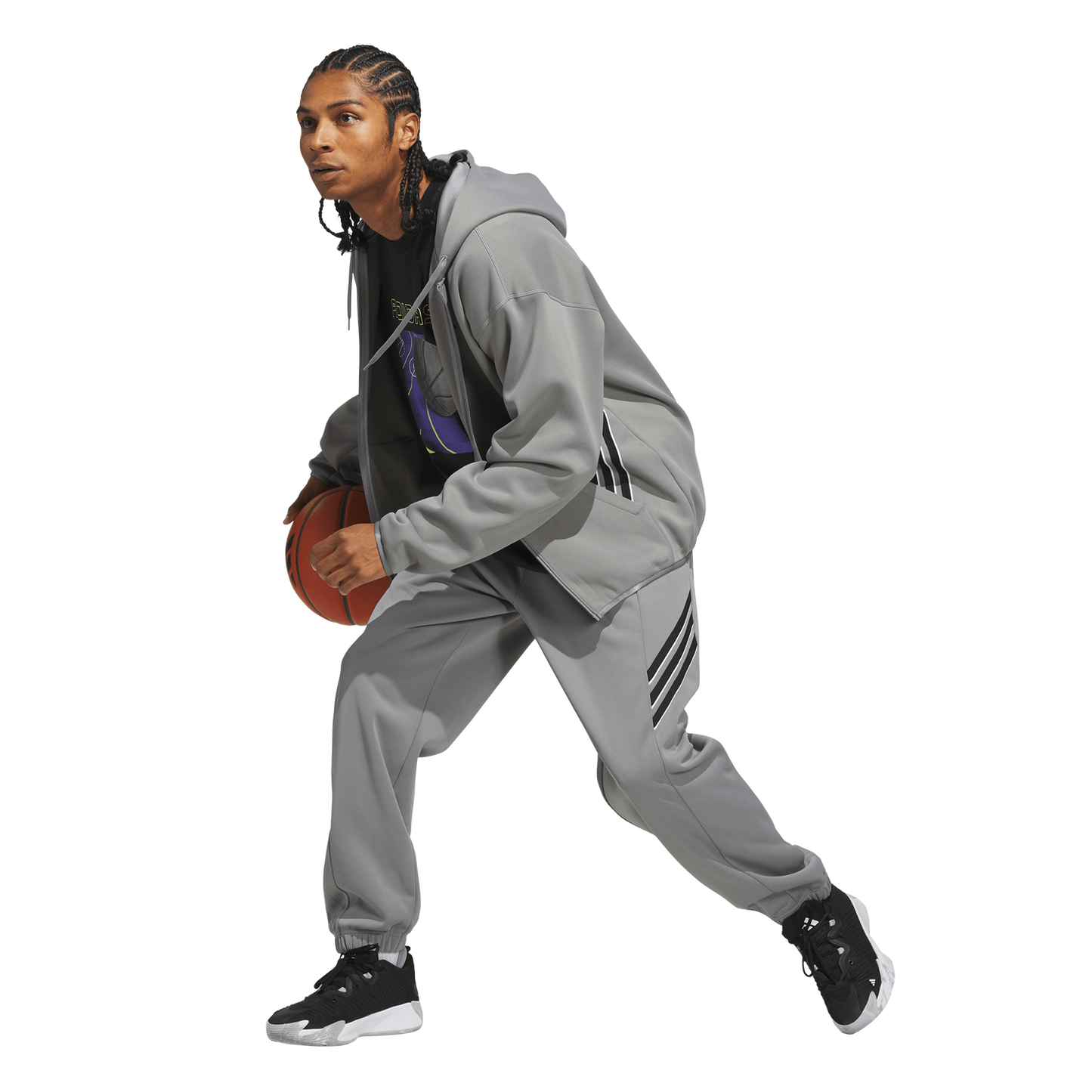 adidas Crazy Warm Fleece Pants - Men's - Grey