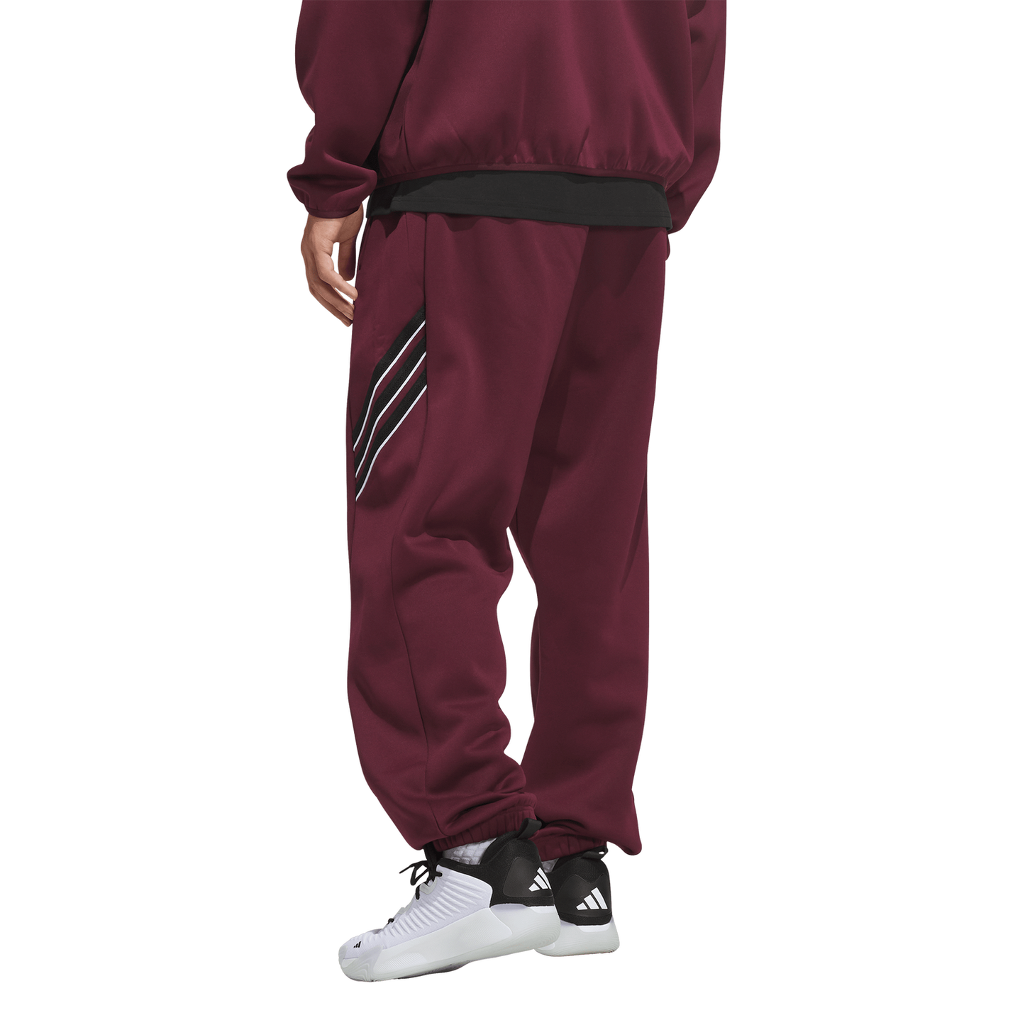 adidas Crazy Warm Fleece Pants - Men's - Maroon