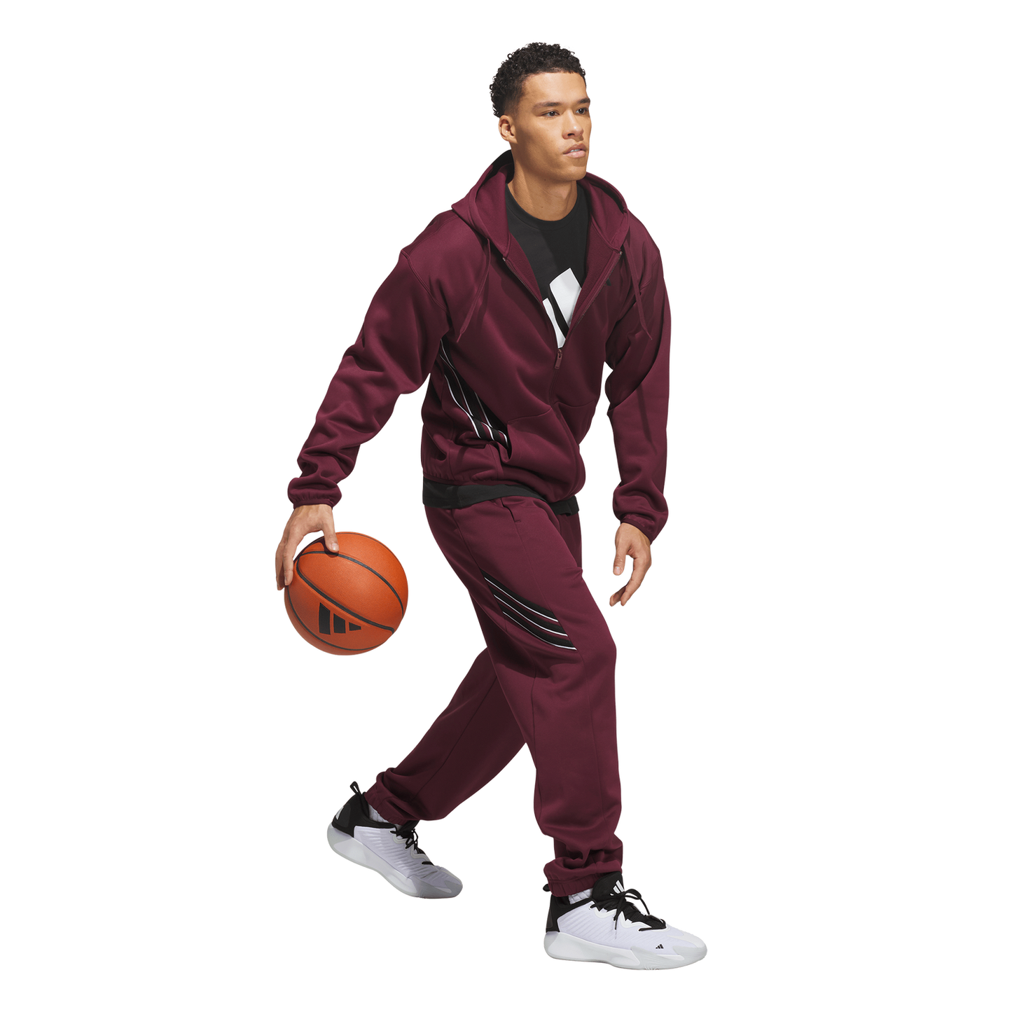 adidas Crazy Warm Fleece Pants - Men's - Maroon