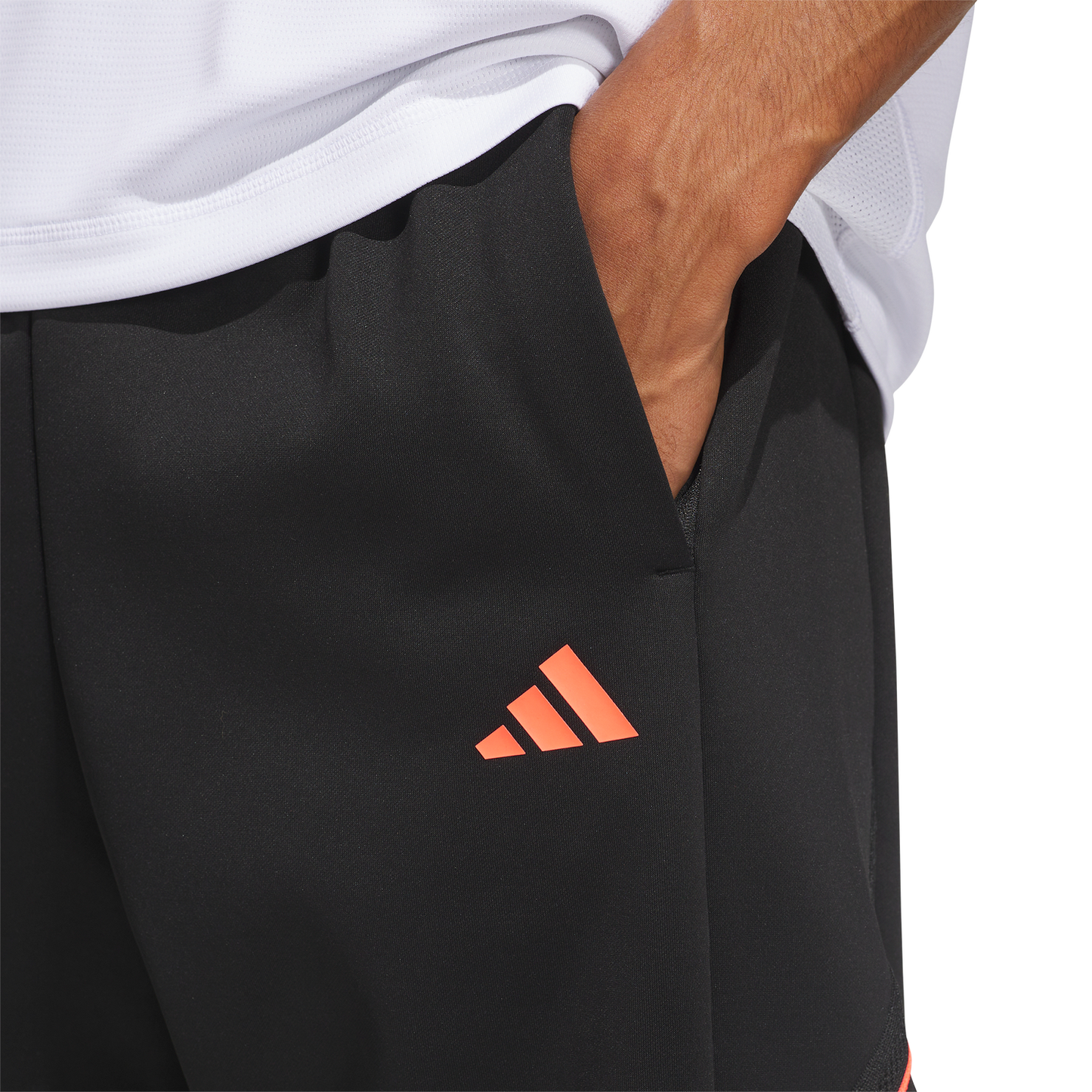 adidas Crazy Warm Fleece Pants - Men's - Solar Turbo/Black