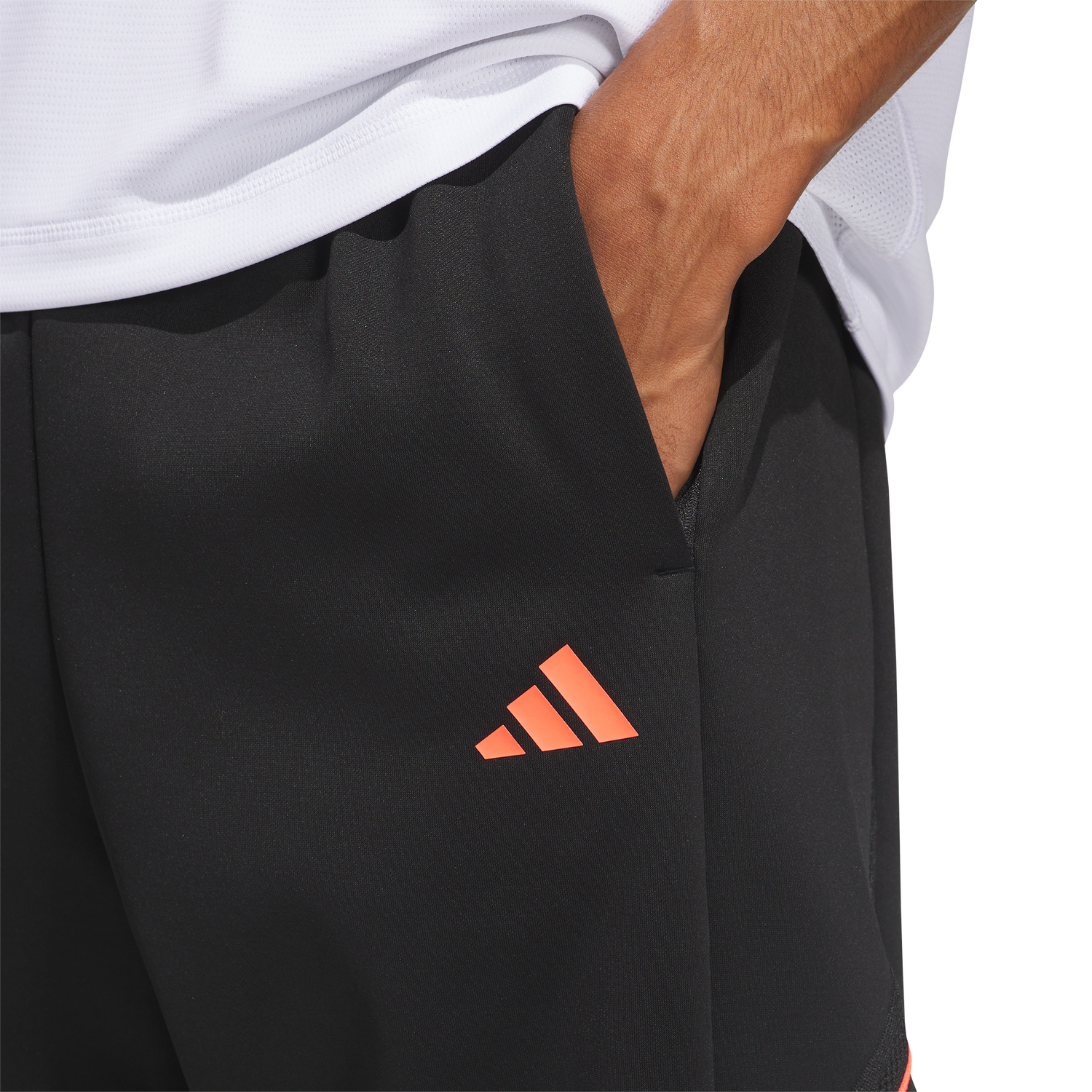 adidas Crazy Warm Fleece Pants - Men's - Solar Turbo/Black